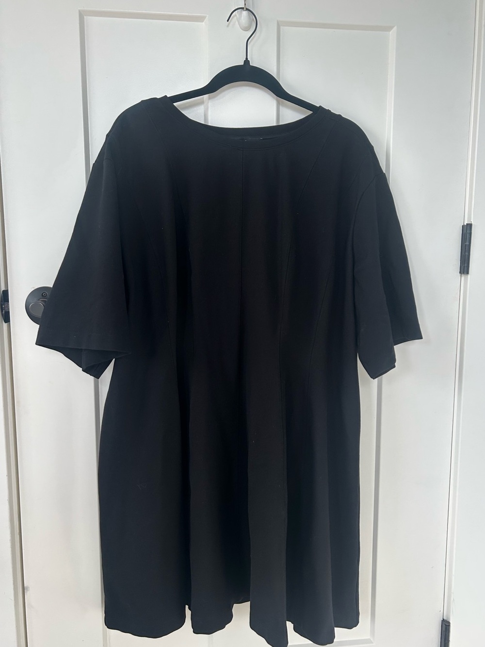 Eloquil Simple Black Dress